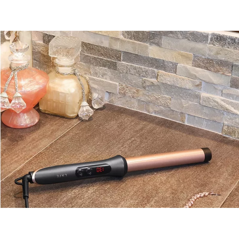 Garbanojimo žnyplės LAFE Sleek & Shine Curler 25 mm LAFLKA47571 – 25 mm statinė, elektrinės garbanojimo žnyplės
