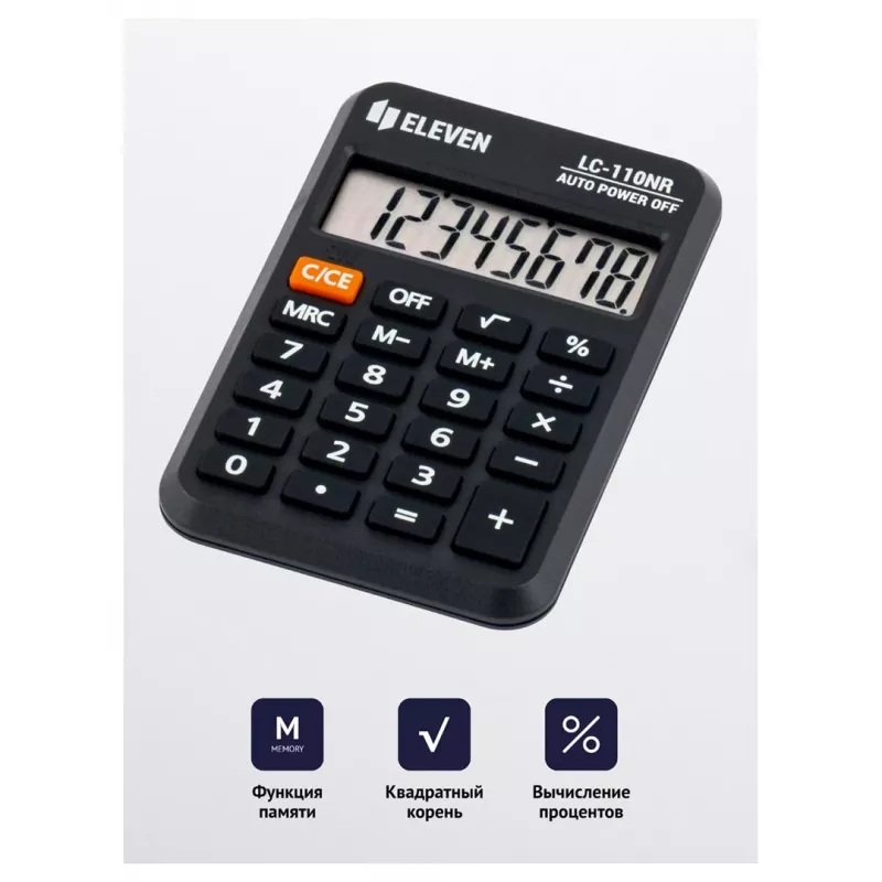 Eleven LC-110NR (EU) kišeninis skaičiuotuvas
