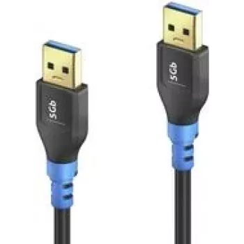 USB laidas PureLink FI-U310-015 USB 3.2 Gen 1 1,5 m USB A juodas mėlynas