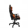 GEMBIRD GC-SCORPION-04X žaidimų kėdė juoda-oranžinė, ergonomiškas dizainas, reguliuojamas aukštis, aukšta atlošo dalis