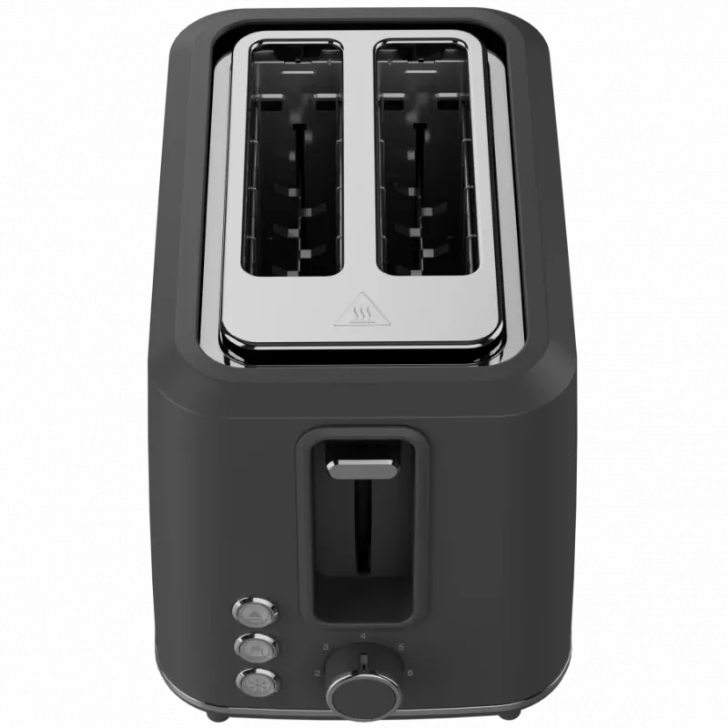 Elektrinis skrudintuvas AENO ATS0001G — 2 lizdai, 220–240V 50–60Hz, 920–1080W, 3 režimai, 7 skrudinimo lygiai, Pilka