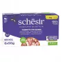 SCHESIR in jelly Tuna with beef - šlapias kačių maistas - 6 x 50 g
