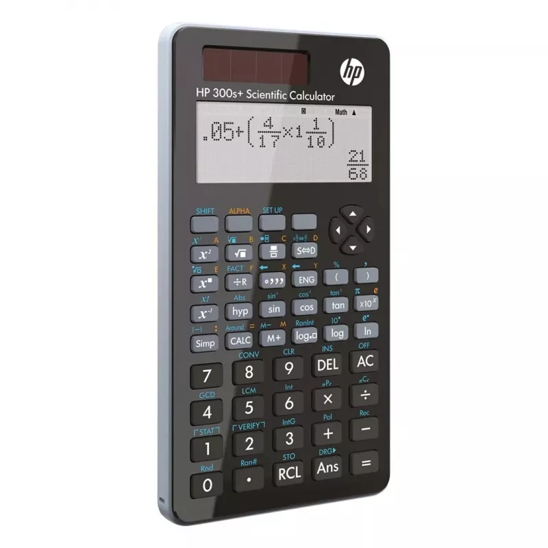 HP 300SPLUS/INT BX mokslinis skaičiuotuvas, 315 funkcijų, 155x84x20mm, juodas