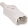 Maitinimo kištukas C14 Bachmann 915.271 Baltas