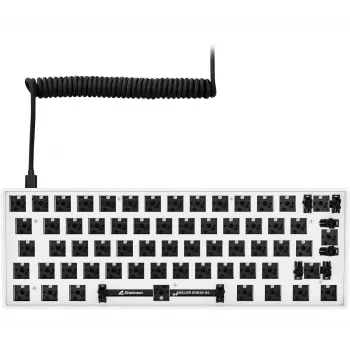 Sharkoon Skiller SGK50 S4 Barebone žaidimų klaviatūra USB balta
