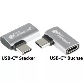 Lyties keitiklis Alcasa USB-AD400 USB-C į USB 4.0 Gen.3x2