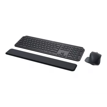 Logitech MX Keys Combo for Business – klaviatūros ir pelės rinkinys – foninis apšvietimas – belaidis – Bluetooth LE – QWERTY – GB – grafitas