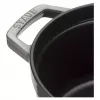 Staub 40509-312-0 puodas 5.25 L apvalus Graphite, pilkas
