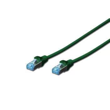 Tinklo kabelis Digitus CAT 5e SF/UTP RJ-45 5m žalias