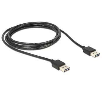 USB kabelis DeLOCK 85556 USB 2.0 2 m juodas