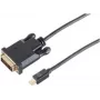 Vaizdo kabelio adapteris ShiverPeaks BS10-55025, Mini DisplayPort → DVI-D, 1 m