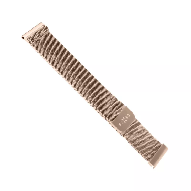 Laikrodžio dirželis FIXED Mesh Strap Fixed 18mm Nerūdijančio plieno Auksinis Quick Release