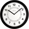 NeXtime Super Slim sieninis laikrodis 3045zw, Ø28 cm, juodas
