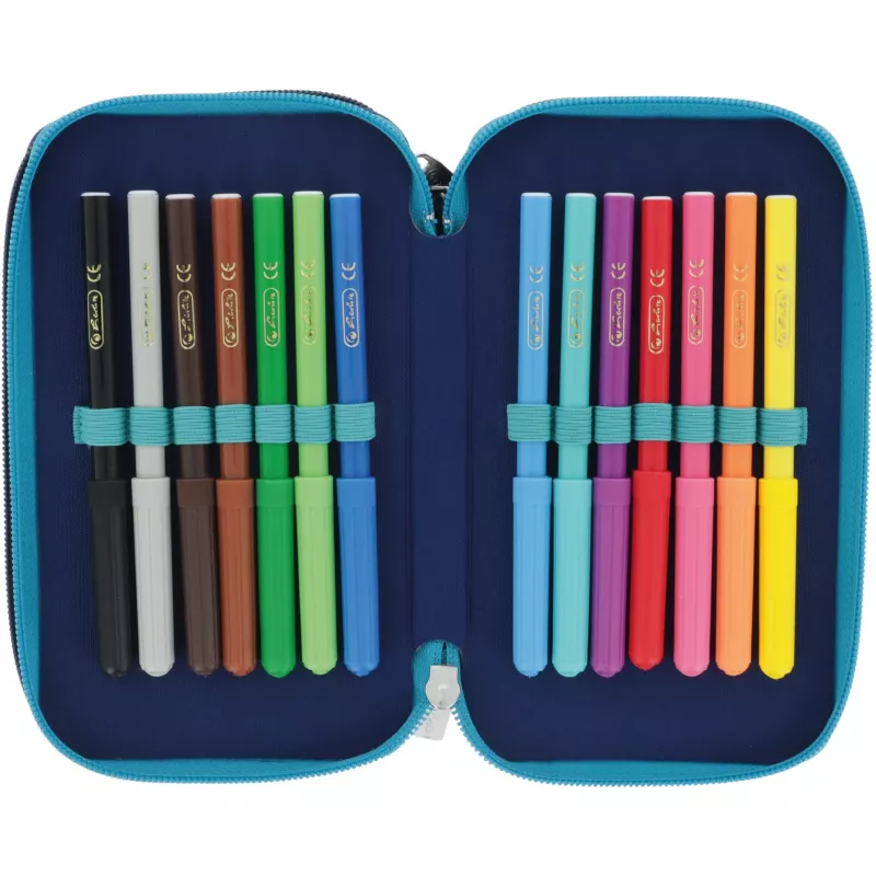 Herlitz TriCase Deep Ocean 31 vnt. mėlynas poliesteris 190x70x115 mm