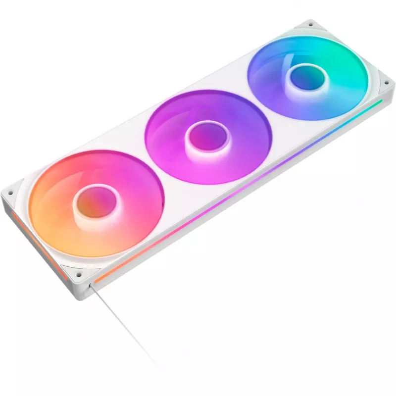 NZXT F360 RGB Core 120mm ARGB 3 viename rėmelyje Baltas