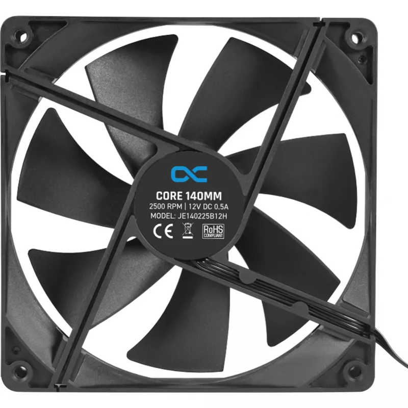Alphacool Core 140 mm PWM korpuso ventiliatorius 2500 aps./min. juodas