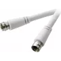 SpeaKa Professional SAT jungiamasis kabelis [1x F-kištukas - 1x F-kištukas] 1,50 m 90 dB Baltas (SP-7870000)