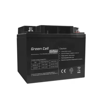 UPS baterija Green Cell AGM22 – sandarus švino rūgšties akumuliatorius 12V 40Ah (VRLA), 170×165×197 mm, 12,1 kg
