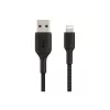Pintas USB-A į Lightning laidas, 1 m, juodas