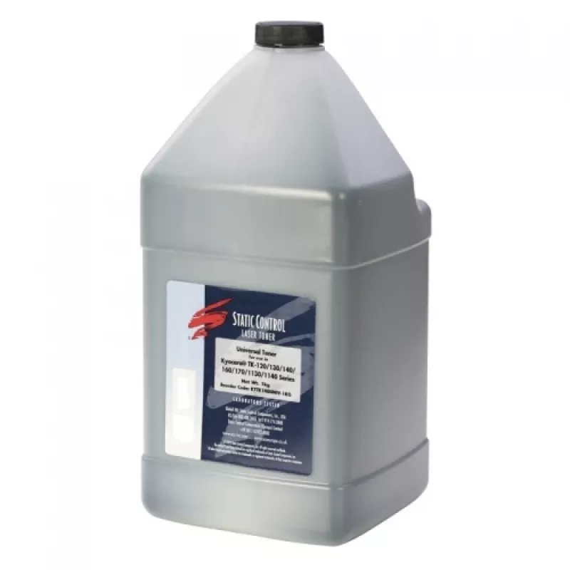 Static Control tonerių milteliai Kyocera kasetėms TK-18/TK-130/TK-140/TK-160, 1kg, juodi