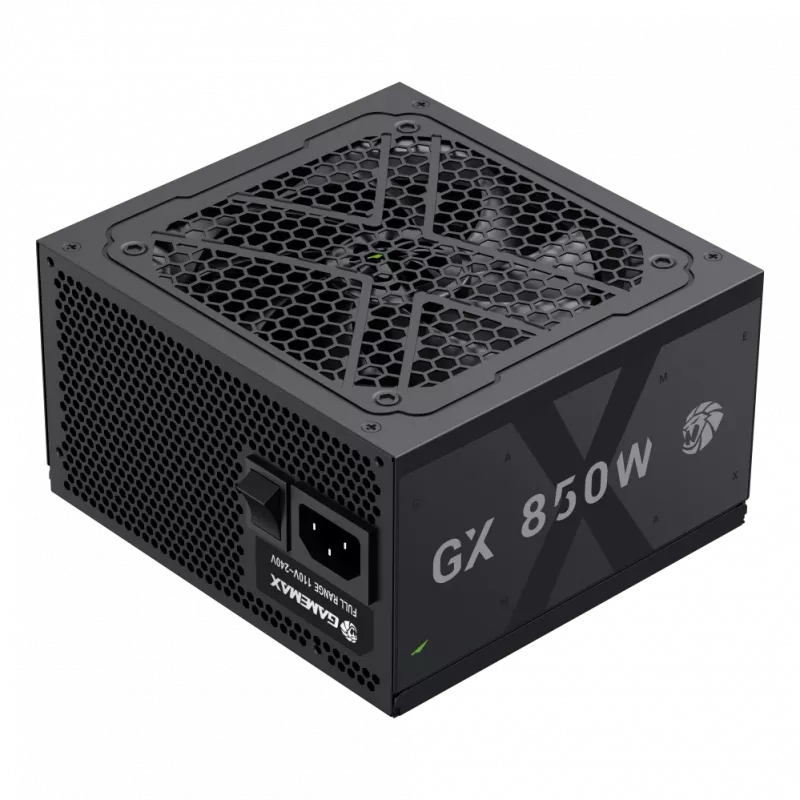 Gamemax GX 850GF 850 W maitinimo blokas, 80 PLUS Gold, pilnai modulinis