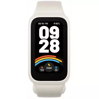 Aktyvumo apyrankė Xiaomi Smart Band 9 Active smėlio/baltos spalvos
