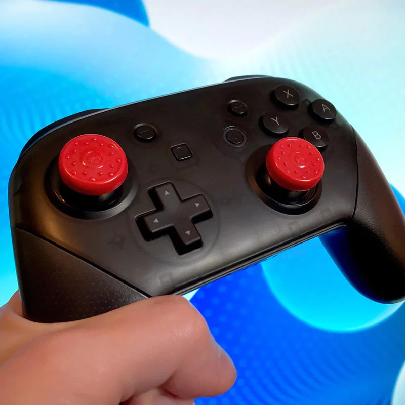 Guminis nykščio sukibimo dangtelis Steelseries 1020-NP, juoda/raudona/balta