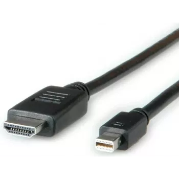 ROLINE vaizdo / garso kabelis Mini DisplayPort (M) – HDMI (M) 4,5 m, ekranuotas, juodas (11.04.5793)