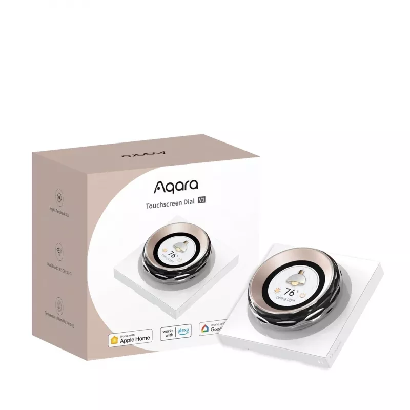 AQARA Touchscreen Dial V1 (DS-K01D) – sukamasis jungiklis su ekranu