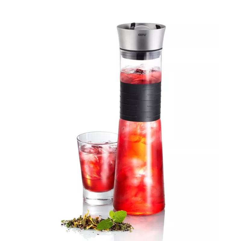 GEFU CASCADA vyno dekanteris 1 L plastikas, nerūdijantis plienas