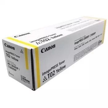 Canon T02 originalus geltonas tonerio kasetė 1 vnt.