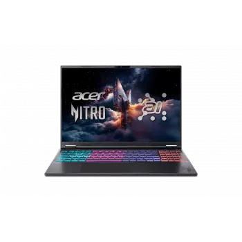 Acer Nitro V 16S AI AN16S-61-R6Q1 nešiojamas kompiuteris, Obsidian Black, 16 colių, IPS, WUXGA, AMD Ryzen AI 7 350, 16 GB DDR5, 1 TB SSD, NVIDIA GeForce RTX 5060
