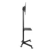 Stovas/vežimėlis televizoriui ant ratukų su rankena 23-55 col. 25 kg S-09
