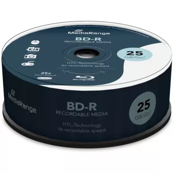 Tuščias BD-R diskas MediaRange MR514 25 GB 25 vnt.