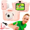 Vaikų skaitmeninis fotoaparatas Extralink H28 SINGLE PINK – rožinė/balta, nuo 3 metų