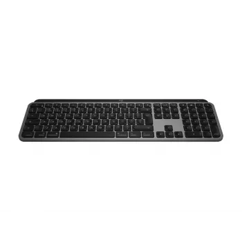 Logitech MX Keys S for Mac belaidė klaviatūra Office RF Wireless + Bluetooth QWERTZ vokiška Aliuminis Baltas