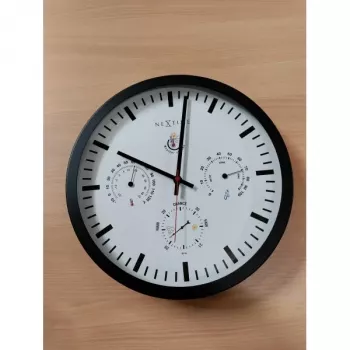 NeXtime klok 2635zw Oranžinė stotis, Ø34 cm, sieninis, juodas