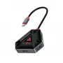 USB-C stotelė SBOX HEXAGON 6-in-1 su HDMI ir Ethernet, Type-C balta
