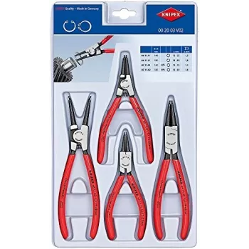 Knipex 00 20 03 V02 replių rinkinys vidiniams ir išoriniams segtukams