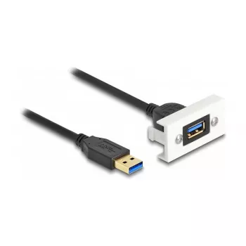 DeLOCK Easy 45 modulis SuperSpeed USB 3.2 Gen 1 USB Type-A lizdas į kištuką 1 m