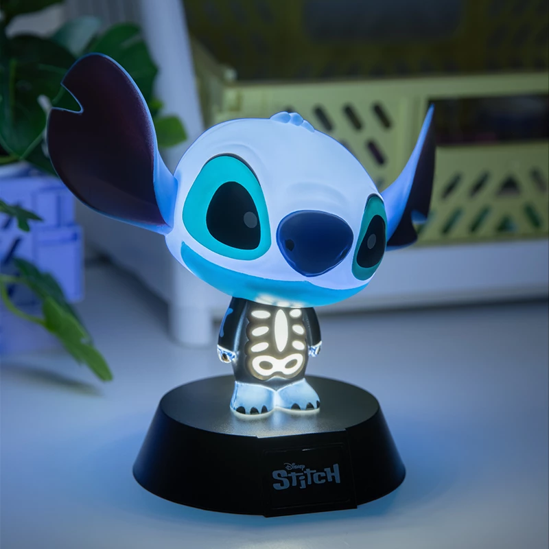 Stalinė lempa Paladone Stitch Skeleton Icon Light – personažo naktinė šviesa