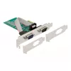 DeLOCK 89555 PCIe nuoseklioji adapterio kortelė – 2 x RS-232