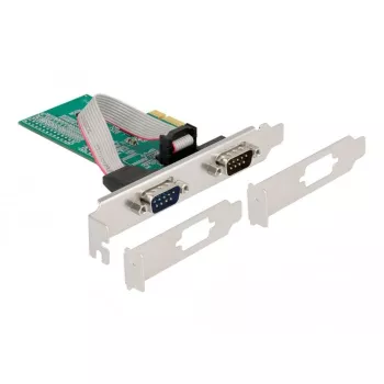 DeLOCK 89555 PCIe nuoseklioji adapterio kortelė – 2 x RS-232