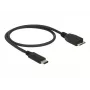 USB laidas DeLOCK 0,5 m USB 3.1 C – Micro USB 3.1 B