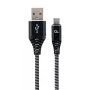 Gembird CC-USB2B-AMCM-2M-BW USB 2.0 laidas USB A – USB C, juodas, baltas, 2 m
