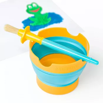 Vandens puodelis Staedtler Noris junior BK 8767 40 BK akvarelei, juodas