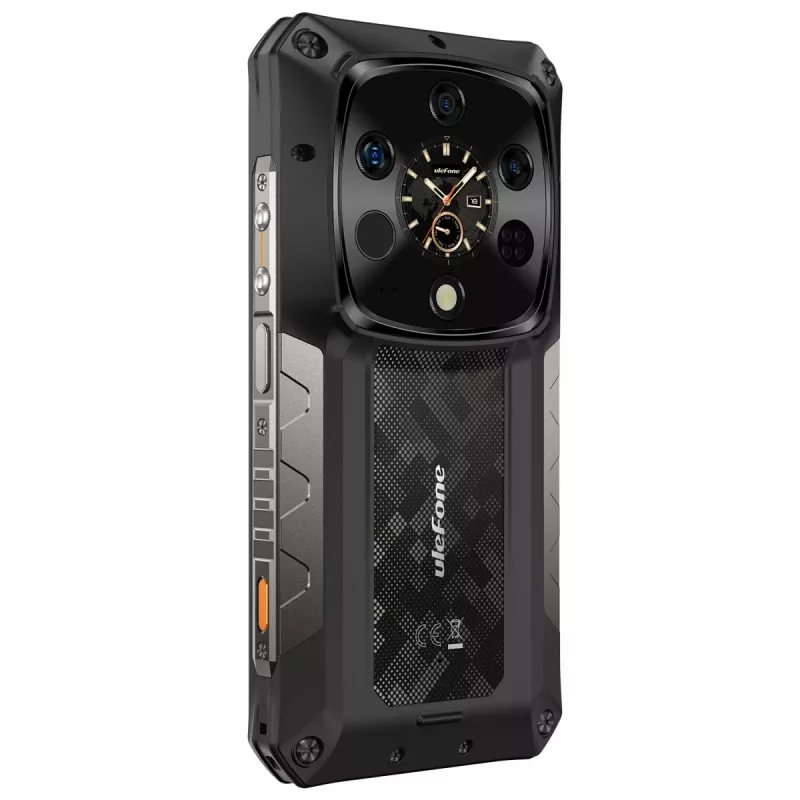 Atsparus išmanusis telefonas UleFone Armor 28 Ultra Thermal 5G — 16 GB RAM, 1 TB atminties, juodas