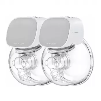 Pieno siurblys Momcozy S9 Pro Double Grey BP202-GR00BA-A — patogus, reguliuojamas dvigubas elektrinis siurblys