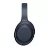 Ausinės Sony WH1000XM4L.CE7, uždengiančios ausis, laidinės ir belaidės (Bluetooth, USB-C), mėlynos, lankeliu ant galvos