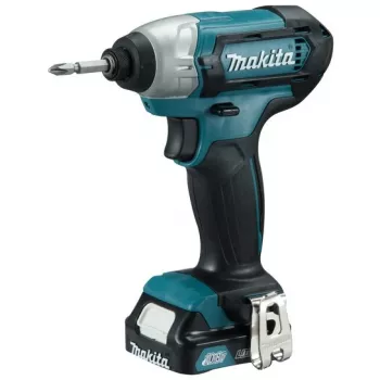 Makita TD110DSMJ - Akumuliatorinis smūginis suktuvas - Belaidis - 1/4 colio šešiakampis antgalis - 110 N·m - 2 baterijos - 10,8 V